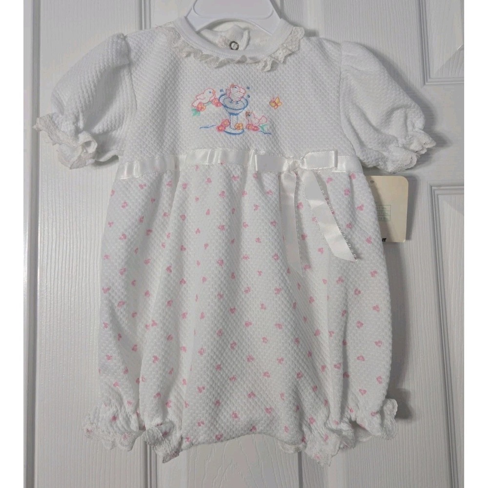 Babygro One Piece Layeytte Size Large (18-24) White